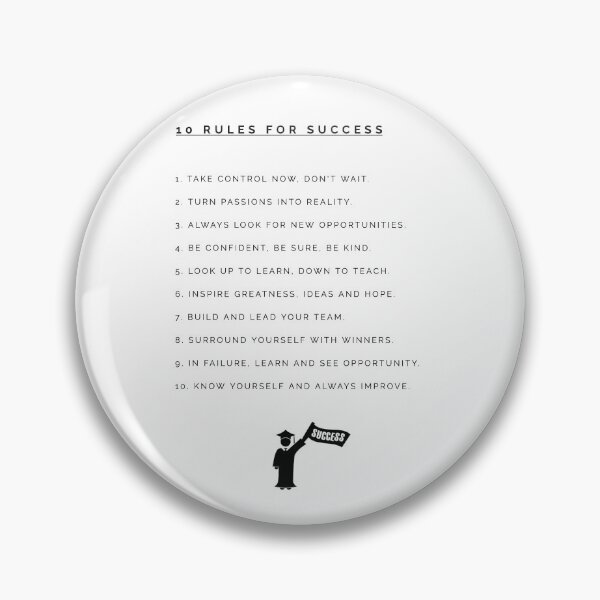 Item preview, 10 Rules For Success designed and sold by hiunlimit.
