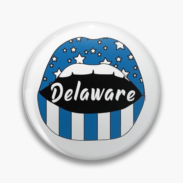 Item preview, Delaware Lip Sticker designed and sold by Becca De Rosa.