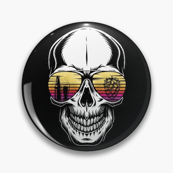 Item preview, Summer Skull Retro Sunset Sunglasses designed and sold by Byfab.