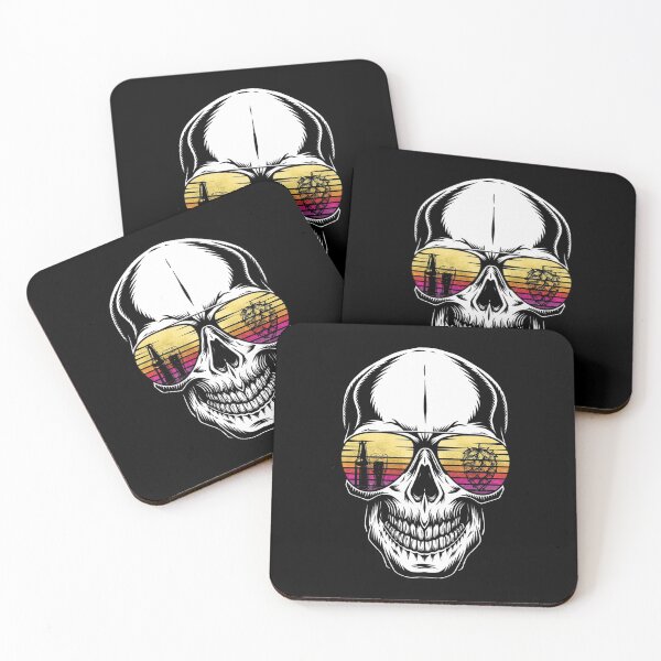 Item preview, Summer Skull Retro Sunset Sunglasses designed and sold by Byfab.