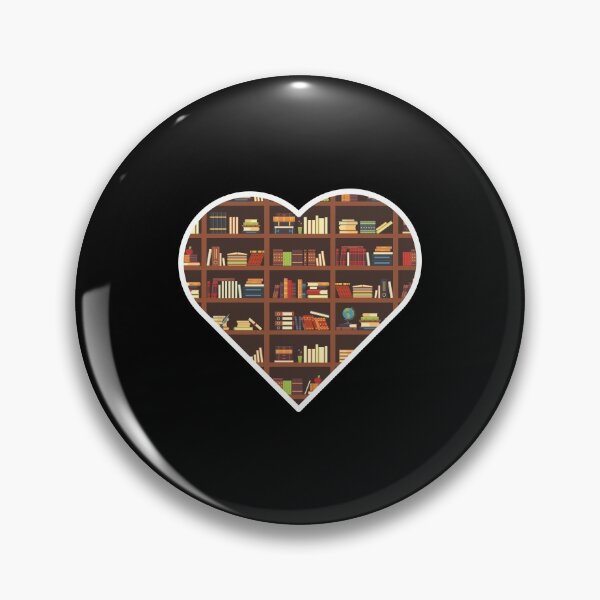 Item preview, Book Lover Heart Shape Reading Club Librarian Bookworm Gift designed and sold by haselshirt.