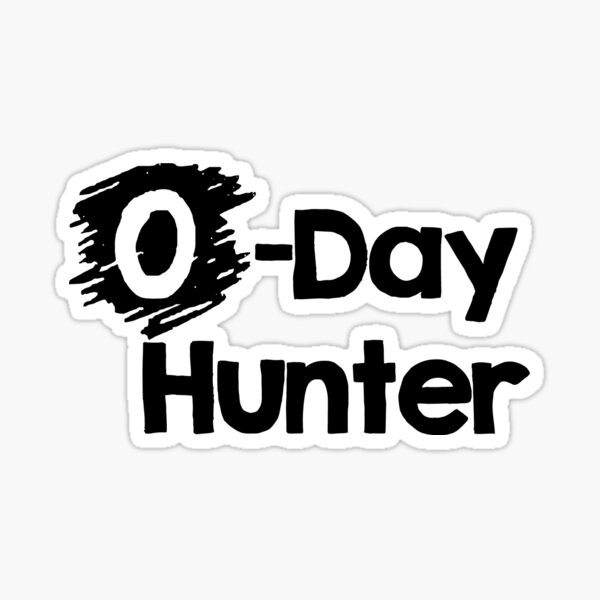 0-day Hunter Sticker
