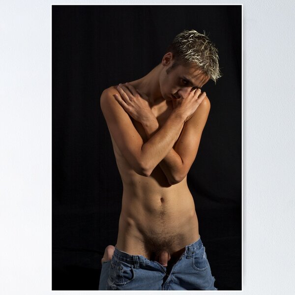 kneeling with arms crossed Poster