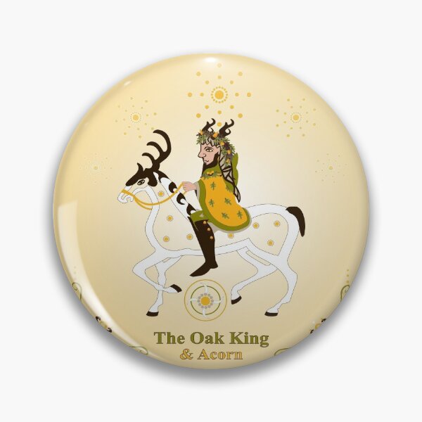 Item preview, The Oak King and his steed Acorn designed and sold by Motes of the Gleam.