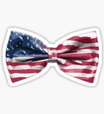 USA Bow Tie Sticker