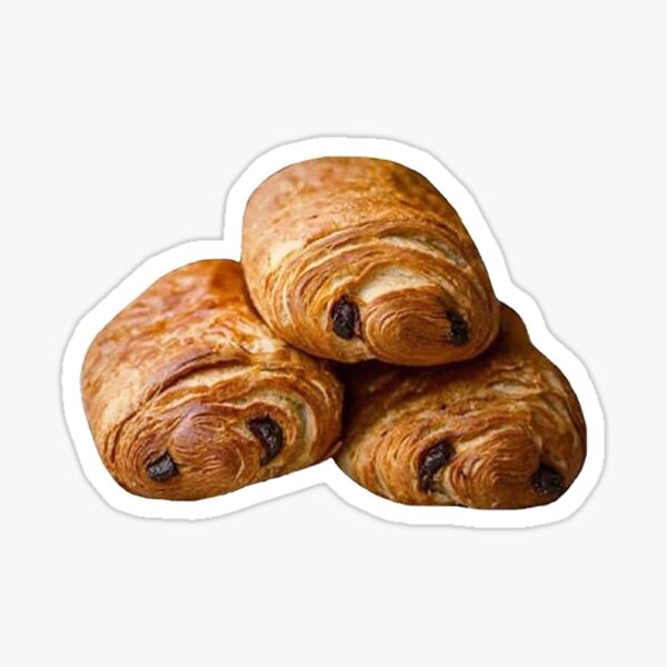 Pain Au Chocolat Sticker By Annameowmeow Redbubble