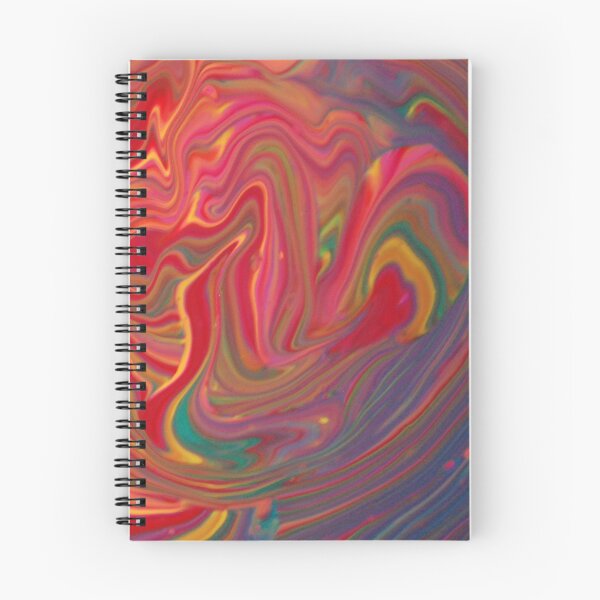 Item preview, Fluid Nature - Rainbow Reds - Abstract Acrylic Pour Art designed and sold by vmajzlik.