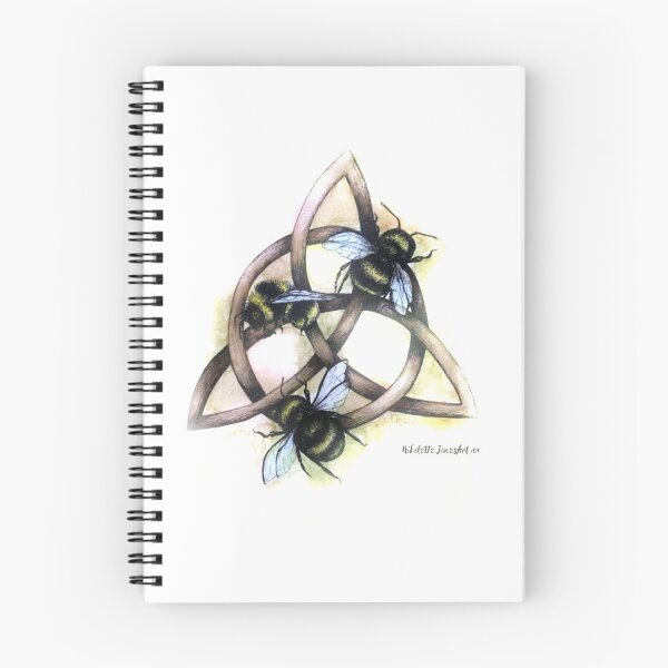 Item preview, Nikolette Jones Art - Bee's on Celtic Knot in Colour designed and sold by ABOotlanders.
