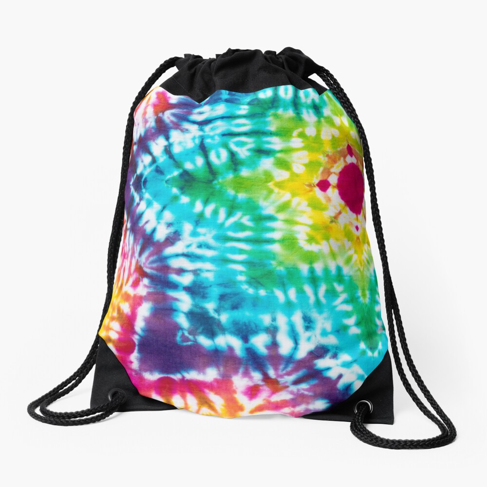 Tye Dye 7 Drawstring Bag