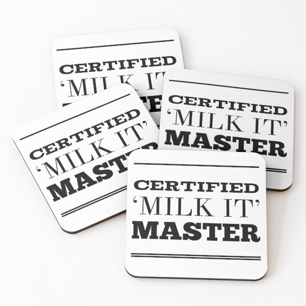Item preview, Certified 'Milk It' Master designed and sold by OfferHeat.