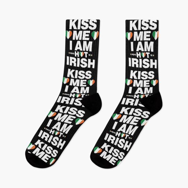 Item preview, Kiss Me I am Hot Irish - psychotic funny designed and sold by elhefe.