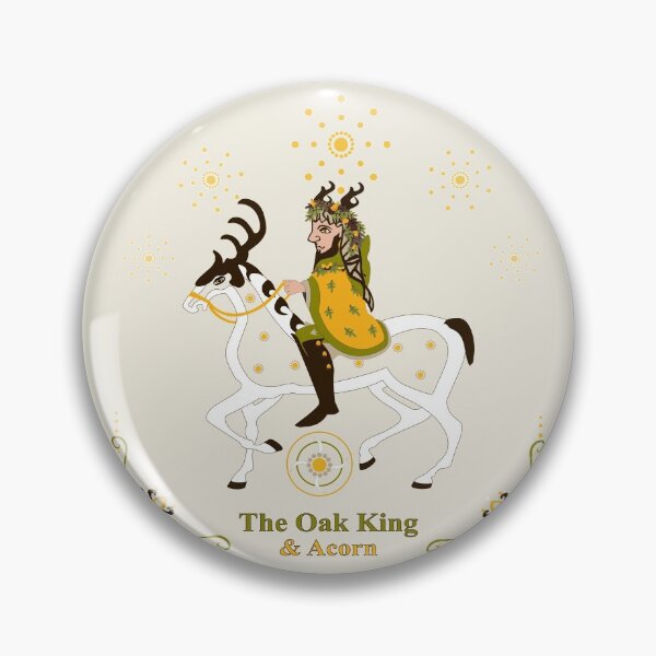 Item preview, The Oak King and his steed Acorn designed and sold by Motes of the Gleam.