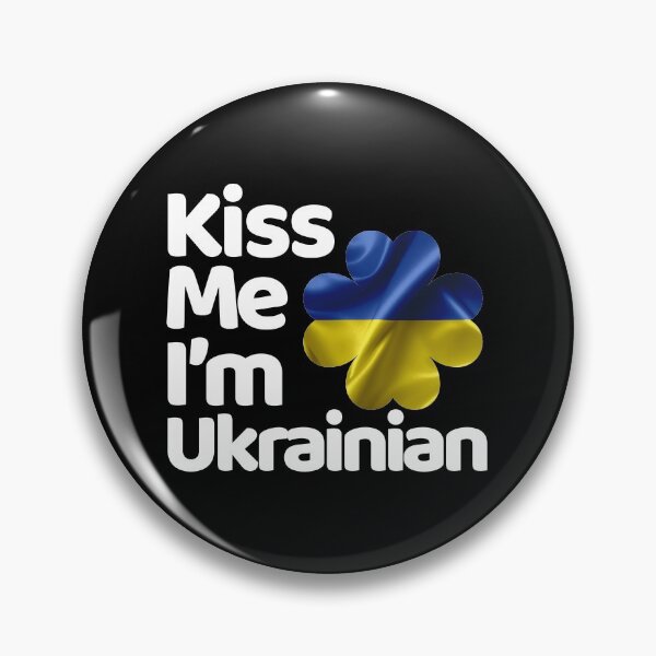 Item preview, Kiss Me I am Ukrainian from Ukraine designed and sold by elhefe.
