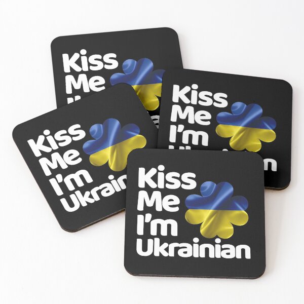 Item preview, Kiss Me I am Ukrainian from Ukraine designed and sold by elhefe.