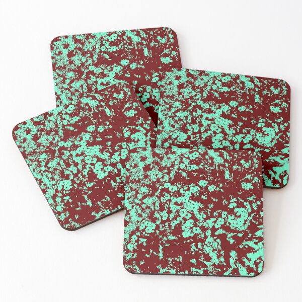 Item preview, Flowers turquoise designed and sold by Moonyflower.