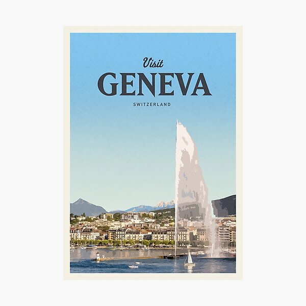 Item preview, Visit Geneva designed and sold by CallumGardiner.