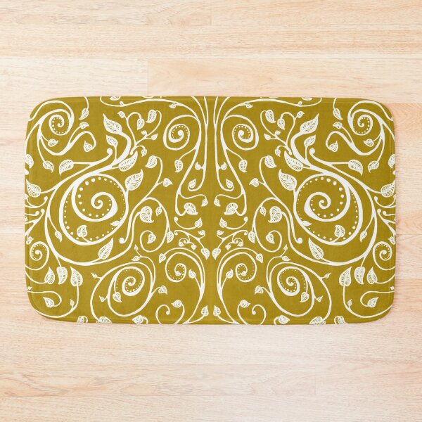 Item preview, Vines in Yellow designed and sold by Delilah Espinosa.