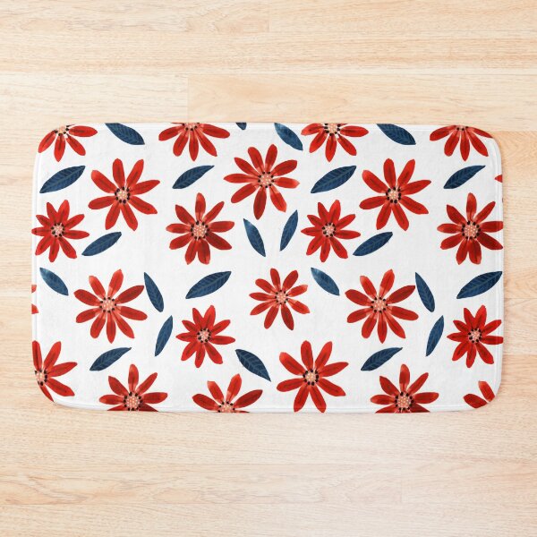 Item preview, Red daisies designed and sold by Johanne Weilbrenner.