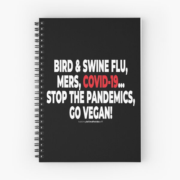 Item preview, vegan to prevent pandemics like covid-19 (101) designed and sold by blindfoldsoff.