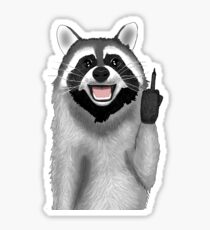 Bad Raccoon Sticker