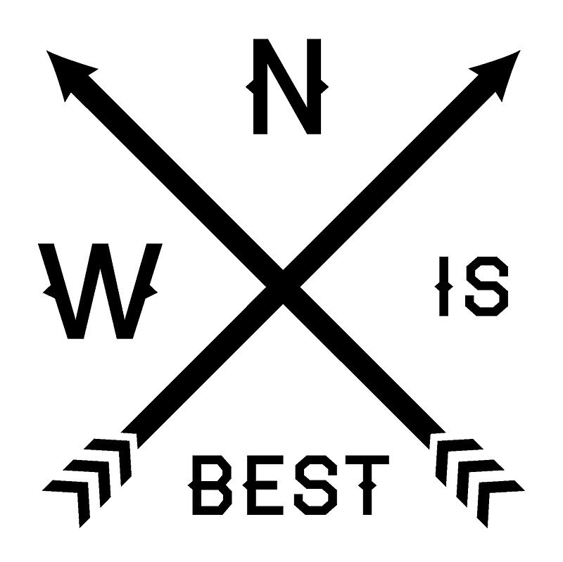 "Northwest Is Best Sticker" Stickers by fricative Redbubble