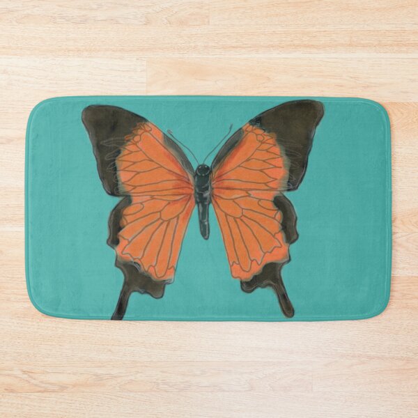 Item preview, Butterfly on Aqua designed and sold by Annette Chabidon Studio.