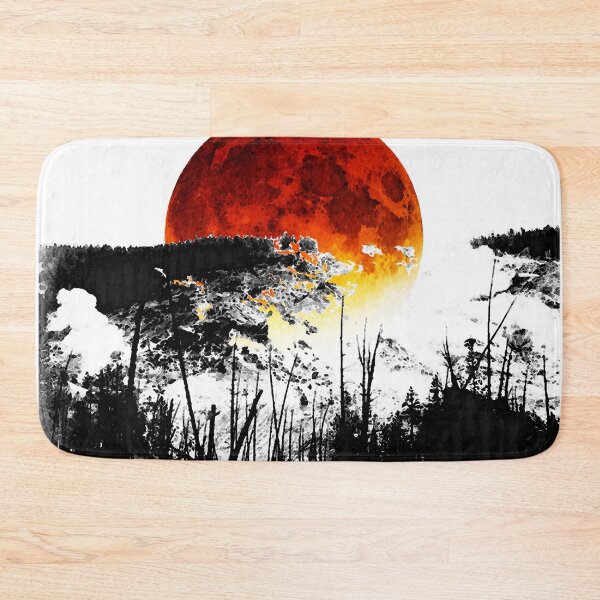 Item preview, The Red Moon - Landscape Art By Sharon Cummings designed and sold by Sharon Cummings Art.