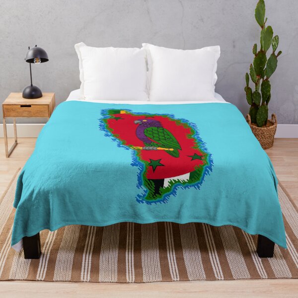 Item preview, Dominica Map with Dominican Flag designed and sold by Havocgirl.