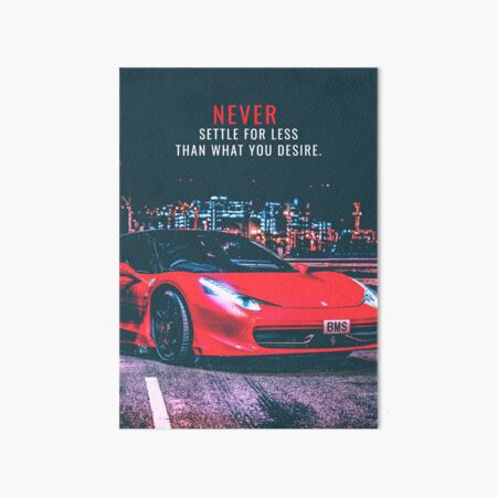 Enzo Ferrari Quote Art Board Prints Redbubble