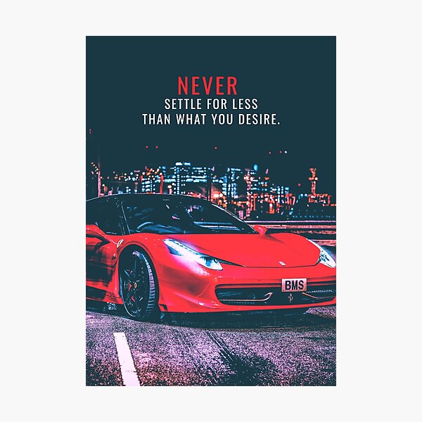 Follow your Desires Photographic Print