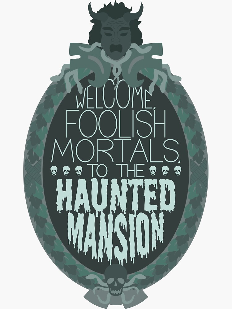 Haunted Mansion Sign Printable
