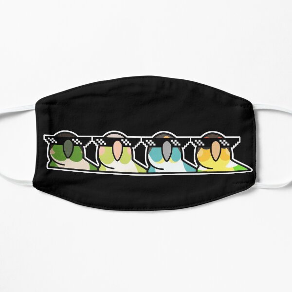 Cool Party Parrot Green Cheek Conures Mask