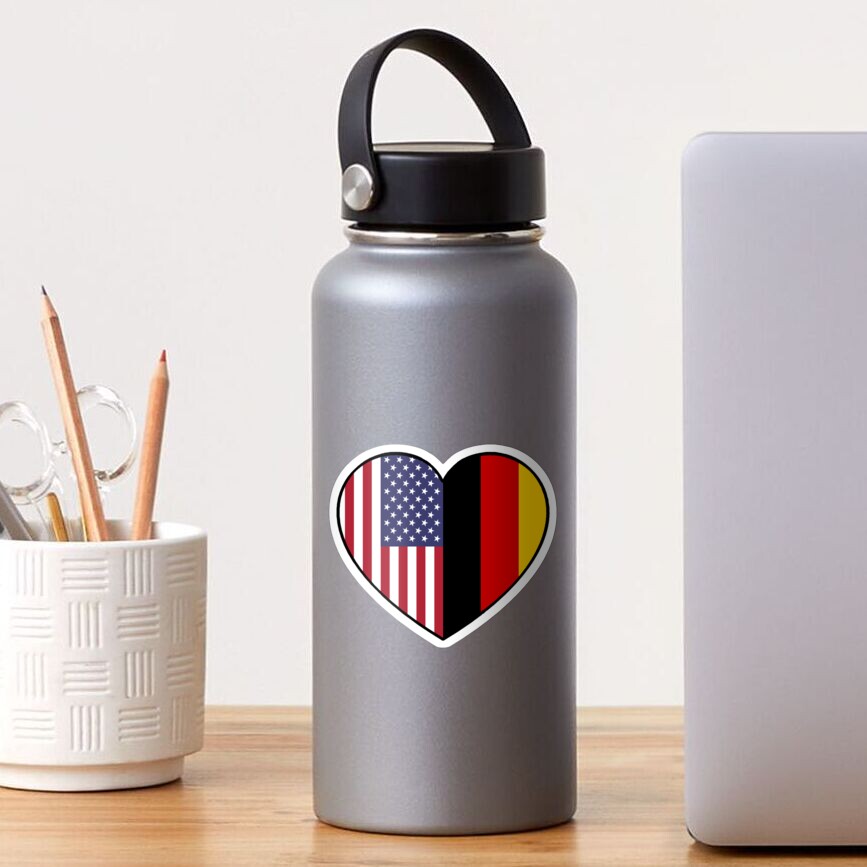 USA & Germany Sticker