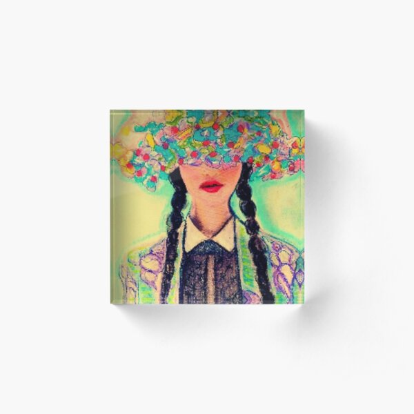 "Hidden Treasures" Acrylic Block