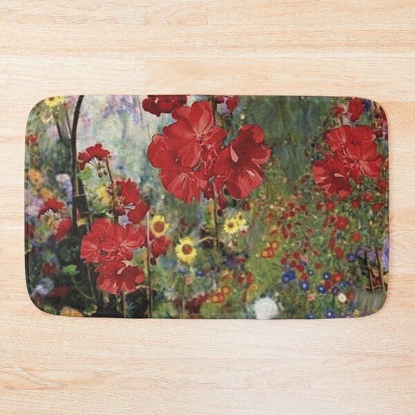 Item preview, Red geraniums spring garden designed and sold by sharlesart.