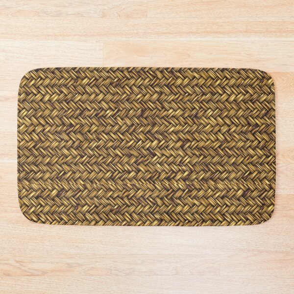 Item preview, Golden Abstract Woven Straw Wicker Design designed and sold by Sybille-Yates.