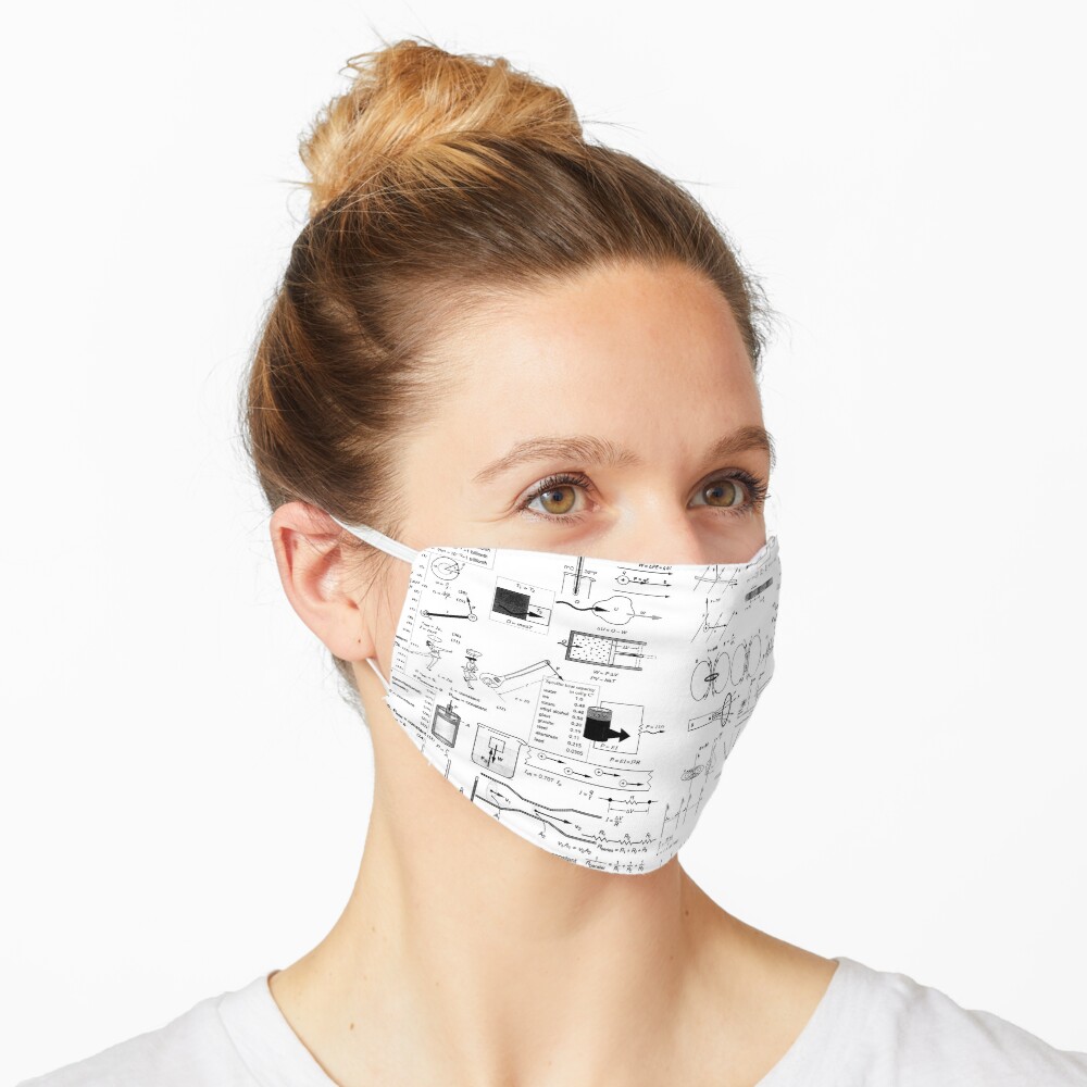 General Physics Formula Set Mask