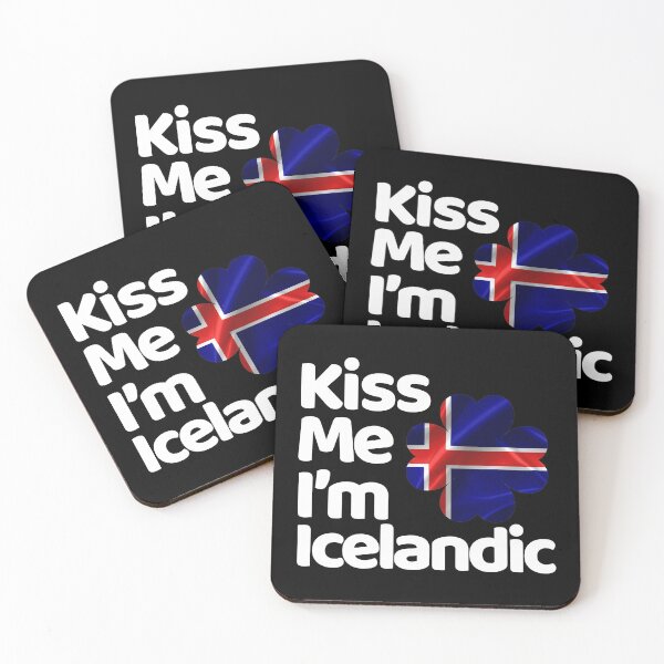 Aperçu de l'œuvre Embrasse-moi, je suis islandais d'Islande créée et vendue par elhefe.
