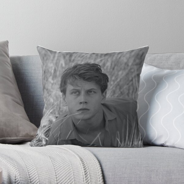 George Mackay Black and White Throw Pillow