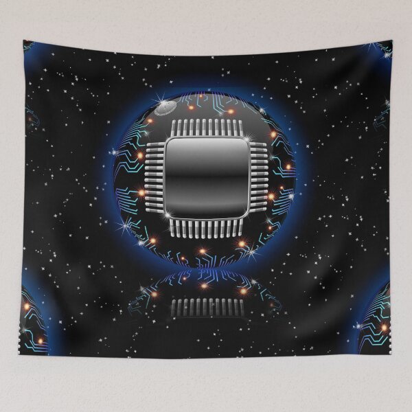 Item preview, Electronic Motherboard Circuit Sphere Globe designed and sold by BluedarkArt.