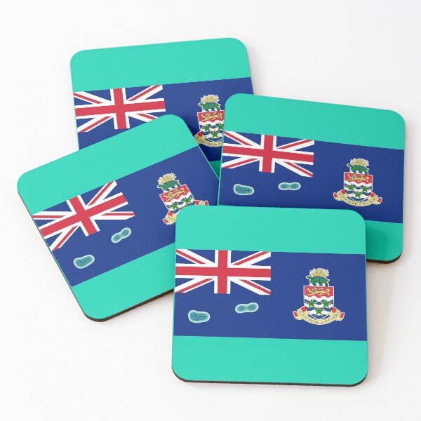 Item preview, Cayman Islands Flag with Map of the Cayman Islands designed and sold by Havocgirl.