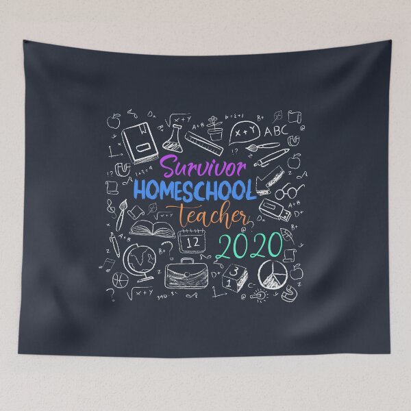 Item preview, Survivor Homeschool Teacher 2020 - Teacher Gift - Teacher 2020 - Isolation Teacher Shirt - Homeschool - Teacher Gift -Seniors 2020 -Social Distancing designed and sold by aminosile.