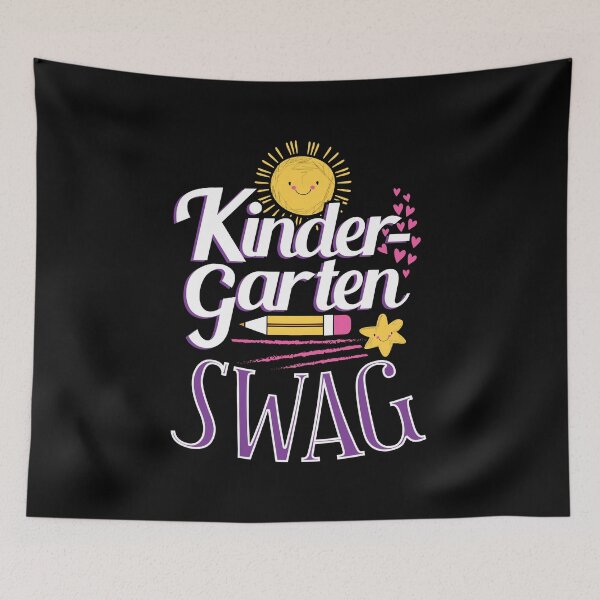 Item preview, Kindergarten Swag Funny Girl Elementary School Student designed and sold by Tee Kaboom!.
