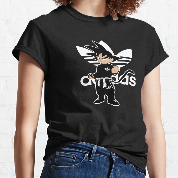 DBZ adidbas catoon blanc T-shirt classique