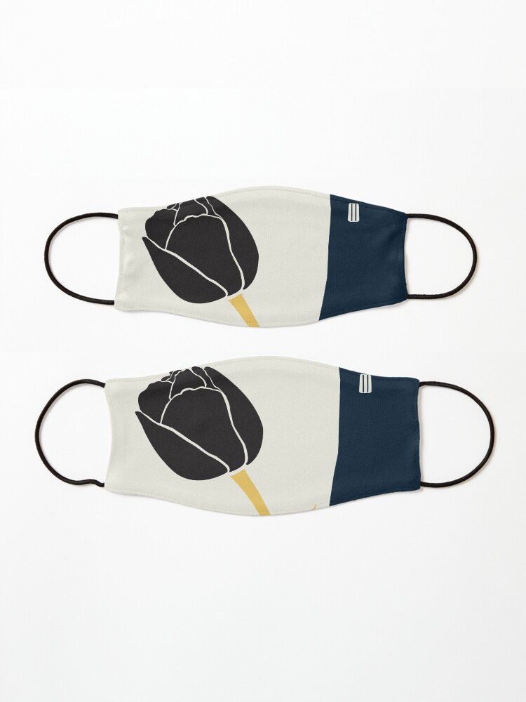 Alternate view of The Black Tulip - 3 colors Mask