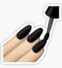 Black Nails Emoji Sticker