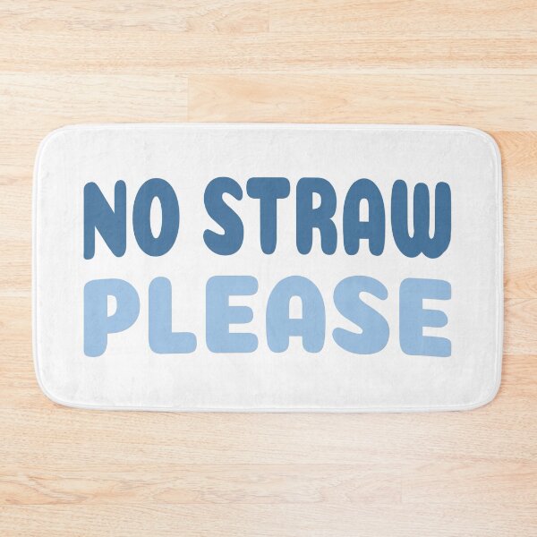 Item preview, No straw please designed and sold by AllShirts21.