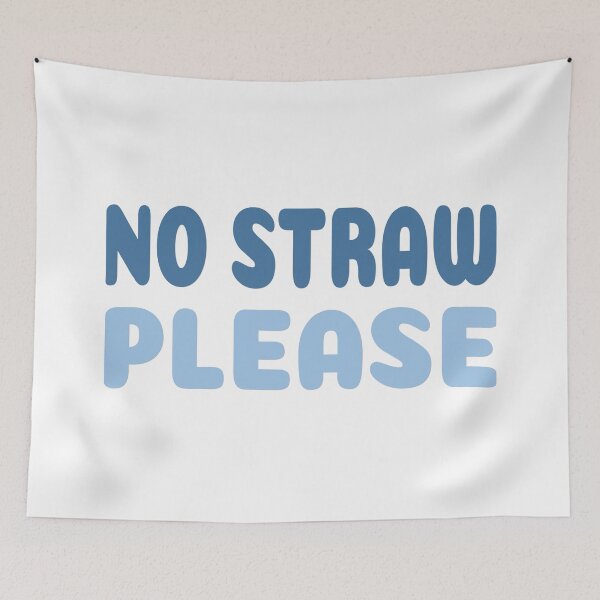 Item preview, No straw please designed and sold by AllShirts21.