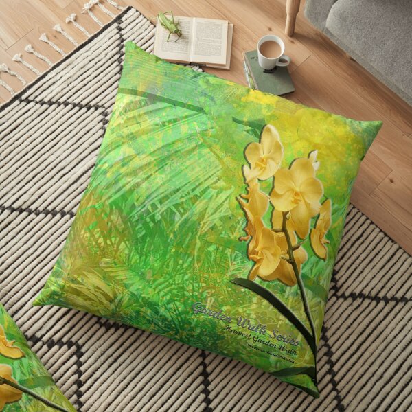 GARDEN WALK SERIES _ Harvest Garden Walk - Shankaran Barron Collection Floor Pillow