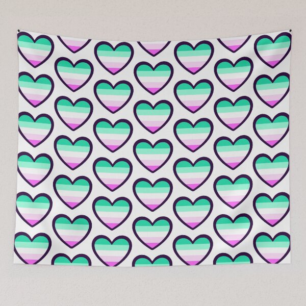 Item preview, Pride Hearts - Abrosexual designed and sold by Kanterei.